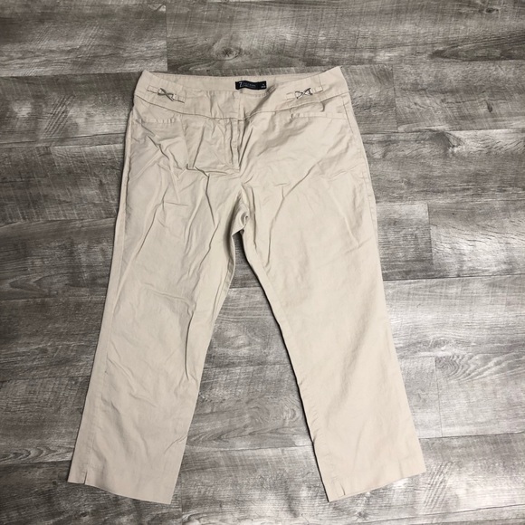 New York & Company Pants - New York & Company 7th Avenue Khaki Ankle Pants